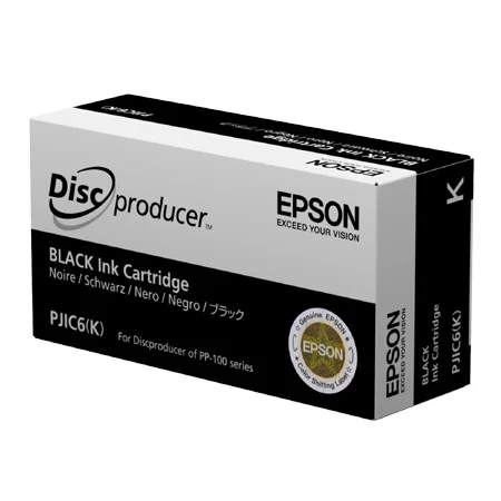 Cartridge Epson Discproducer PJIC6 Zwart
